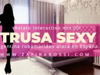 PARTE 2 ROLEPLAY INTERACTIVO & JOI ARGENTINA SEXY EN ESPAÑA AUDIO ONLY HOT ASMR VOICE