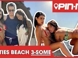 Rosa and Sofia Spoil his Boner at the Beach! PINME