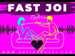 JOI RAPIDO | FAST JOI CON ZAFIRA | DOMINADO Y OBEDIENTE TE MASTURBARÁS CONMIGO