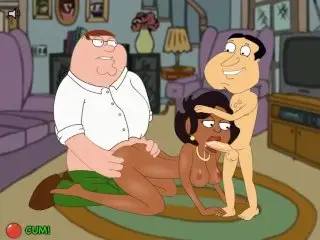 Family Guy Griffin - Donna Threesome with Peter and Quagmire P65