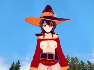 Futa Megumin wants to Show you what Futa is Explosion Taker POV