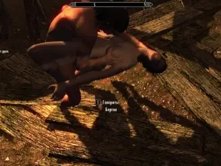 The World of Skyrim. Hard Sex with a Forest Elf | Skyrim Sex Mods