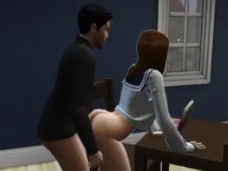 Anal Sex on the Street near the Trash Can. Public Sex in the City | Sex Mod PC Game