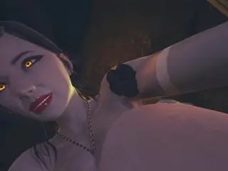 Resident Evil Village: Tall Vampire Futa Lady Dimitrescu Taker POV