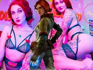 Triss Merigold Erotic Strip Tease