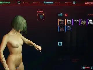 Sexy Girls in Erotic Clothes in the Cyberpunk Game | Cyberpunk 2077