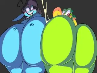 Big Booty Bitches - FURRY FAP HERO (Straight)