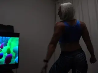 Super Girl Show off