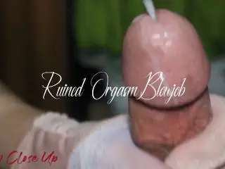 Asian Ruined Orgasm Blowjob