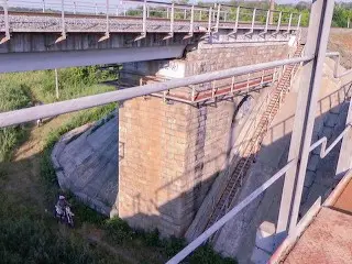 We Wanted to make a Video on the Railway but we were Caught by Motorcyclists :d (Russian Dialogues)