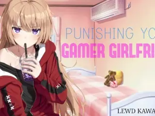 Spanking your Gamer Girlfriend for Raging (English ASMR) (Sound Porn)