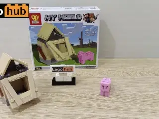 Vlog 19: a Lego Minecraft Pig and its Cute little House