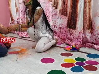 Holi Special - Fuck Hard Priya in Holi Occasion with Hindi Roleplay - YOUR PRIYA