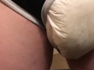 Adult Diaper Wetting Closeup