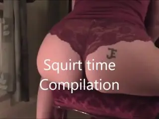 Squirt Time Compilation with me Zoe