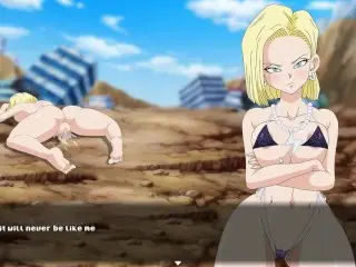 Super Slut Z Tournament [hentai Game] Ep.2 Catfight with Vidl Chichi Bulma and Android 18