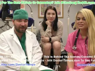 $clov - Mina Moon Undergoes Mandatory Student Physical by Doctor Tampa & Destiny Cruz GirlsGoneGyno