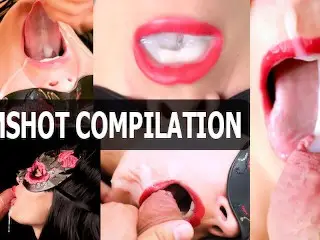 Cumshot Compilation - best Facial Cum in Mouth and Swallow