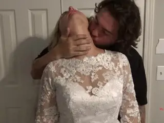 PASSIONATE MAKEOUT WITH BRIDE BEFORE WEDDING!