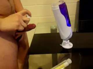 Testing a new Male Automatic Masturbator