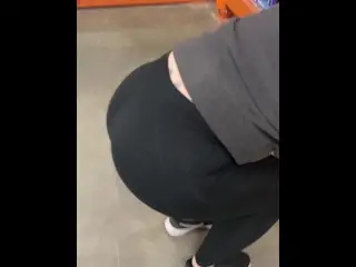 Big Ass MILF VPL Home Depot Shopping