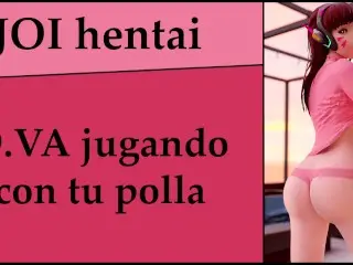 D.VA Quiere Jugar Con TU Polla. JOI En Español.