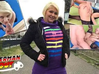 GERMAN SCOUT - TINY GIRL MINI HOTCORE PICKUP AND FUCK AT STREET CASTING