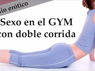 Ella Entrena Con Sexo. Correte Dos Veces En El GYM Sexual. JOI En Español.