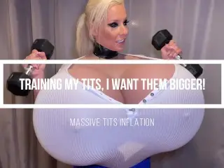 Training my Tits, I want them Bigger! PREVIEW