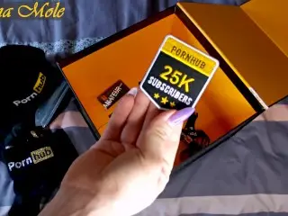 Gift from Pornhub. Unpacking. thanks Pornhub! Anna Mole