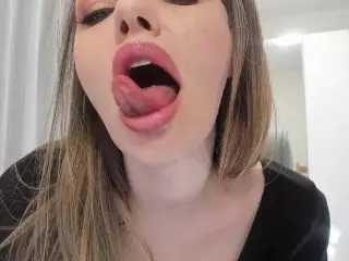 Quckie Tongue Vore Tease with miss Honey Barefeet