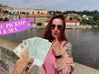 Czech Public Pickup Redhead Russian Tourist and Public BJ & Sex LeoKleo