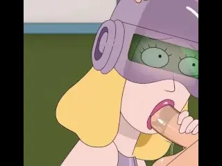 Rick and Morty - a way back Home - Sex Scene only - Part 41 Beth Sexbot Blowjob by LoveSkySanX