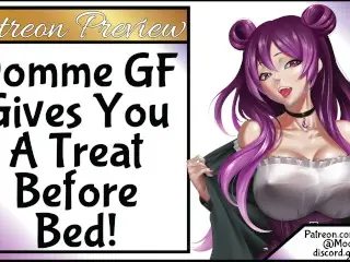 Domme GF gives you a Treat before Bed