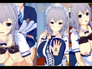 [hentai Game Koikatsu! ]have Sex with Touhou Big Tits Sakuya Izayoi. 3DCG Erotic Anime Video.