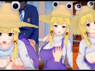 [hentai Game Koikatsu! ]have Sex with Touhou Big Tits Suwako Moriya. 3DCG Erotic Anime Video.