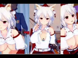 [hentai Game Koikatsu! ]have Sex with Touhou Big Tits Momiji Inubashiri. 3DCG Erotic Anime Video.