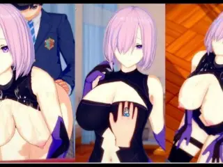 [hentai Game Koikatsu! ]have Sex with Fate Big Tits Mashu Kyrielight.3DCG Erotic Anime Video.