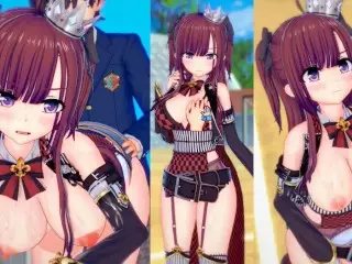 [hentai Game Koikatsu! ]have Sex with Big Tits Gilr Nako. 3DCG Erotic Anime Video.