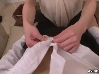 Japanese Girl, Aiko Endo Sucks Dick in POV, Uncensored