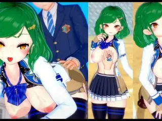 [hentai Game Koikatsu! ]have Sex with Big Tits Vtuber Kitakoji Hisui.3DCG Erotic Anime Video.