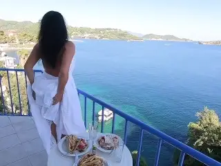 PUBLIC EXTREME! ASSFUCKED ON THE RESTAURANT TERRACE