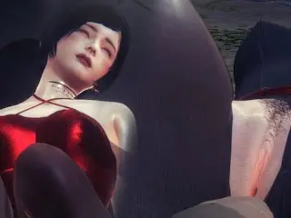 [RESIDENT EVIL] Ada Wong taking it Deep (3D HENTAI 60 FPS)