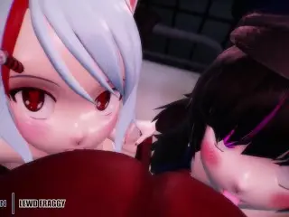 Kaat & Luna Double Pleasure [4k UNCENSORED HENTAI]