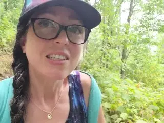 Nerdy Faery's Hiking PEE Desperation causes WET Panties