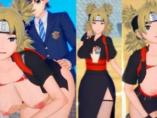 [hentai Game Koikatsu! ]have Sex with Big Tits Naruto Temari.3DCG Erotic Anime Video.