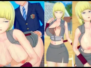 [hentai Game Koikatsu! ]have Sex with Big Tits Naruto Samui.3DCG Erotic Anime Video.