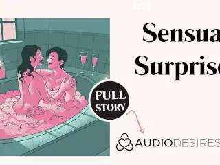 Romantic Lesbian Bathtub Sex | Erotic Audio Story | LGBTQ+ Sex| ASMR Audio Porn for Women