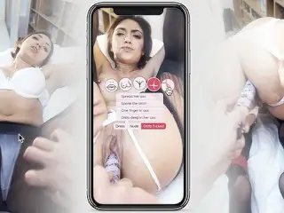 Mobile Interactive Porn Game - do whatever you want to Frida Sante !!