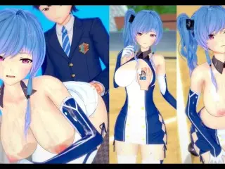 [hentai Game Koikatsu! ]have Sex with Big Tits Azur Lane St. Louis.3DCG Erotic Anime Video.